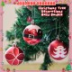 Little B House Christmas Tree Party Hanging Ball Ornaments Party Decorations Hiasan Krismas - XM05