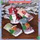 Little B House Christmas Socks Hanging Tree Decoration Ornament Socks 圣诞袜子圣诞树挂件 Stokin Hiasan Krismas - XM06
