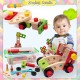 [Little B House] Children Assembly Hands-on Repair Nut Combination Toolbox Toys Mainan Tukang Kayu - BT139