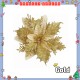 Little B House Glitter Artificial Poinsettia Flowers Christmas Tree Decorations Hiasan Krismas - XM07