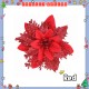 Little B House Glitter Artificial Poinsettia Flowers Christmas Tree Decorations 圣诞装饰圣诞花 Hiasan Krismas - XM07