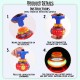 Little B House LED Light Shiny Toy Spinning Gyroscope Spinner Fidget LED Toys Kids Mini Toys LED Gasing - BT331
