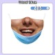 Little B House Unisex Face Expression Reusable Funny Washable Adults Mask Topeng Muka Lucu - MA19