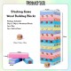 Little B House Wooden Domino Tower Stacking Games Building Blocks Game Toy Mainan Jenga - BT96.