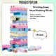 Little B House Wooden Domino Tower Stacking Games Building Blocks Game Toy Mainan Jenga - BT96.