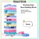 Little B House Wooden Domino Tower Stacking Games Building Blocks Game Toy Mainan Jenga - BT96.