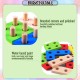 Little B House Wooden Puzzles Geometric Stacker Building Block Education Toy Mainan Montessori - BT148