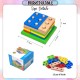 Little B House Wooden Puzzles Geometric Stacker Building Block Education Toy Mainan Montessori - BT148