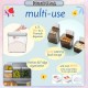 Little B House Airtight Plastic Baby Milk Powder Container Food Storage With Scoop Bekas Susu Tepung - TW14