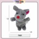 Little B House Happy Monkey Animals Finger Puppets Story Telling Montessori Toys Patung Jari - BT42