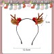 Little B House Christmas Antlers Cute All-Match Christmas Tree Hair Clip Headband Christmas Headbands - XM03