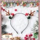 Little B House Christmas Antlers Cute All-Match Christmas Tree Hair Clip Headband Christmas Headbands - XM03