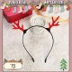 Little B House Christmas Antlers Cute All-Match Christmas Tree Hair Clip Headband Christmas Headbands 圣诞鹿角发箍 - XM03