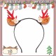 Little B House Christmas Antlers Cute All-Match Christmas Tree Hair Clip Headband Christmas Headbands - XM03