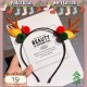 Little B House Christmas Antlers Cute All-Match Christmas Tree Hair Clip Headband Christmas Headbands - XM03