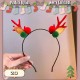 Little B House Christmas Antlers Cute All-Match Christmas Tree Hair Clip Headband Christmas Headbands - XM03
