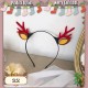 Little B House Christmas Antlers Cute All-Match Christmas Tree Hair Clip Headband Christmas Headbands - XM03