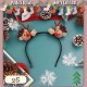 Little B House Christmas Antlers Cute All-Match Christmas Tree Hair Clip Headband Christmas Headbands - XM03