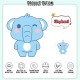 Little B House Cartoon Compressed Dishwashing Wood Pulp Cotton Kitchen Scrub Sponge Span Basuh Pinggan - KW45