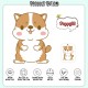 Little B House Cartoon Compressed Dishwashing Wood Pulp Cotton Kitchen Scrub Sponge Span Basuh Pinggan - KW45