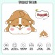 Little B House Cartoon Compressed Dishwashing Wood Pulp Cotton Kitchen Scrub Sponge Span Basuh Pinggan - KW45