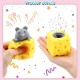 Little B House Decompression Toys Cute Cheese Mouse Toy Release Stress Rat Toy 解压老鼠捏捏乐 Mainan Tikus Cubit - BT330