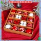 Little B House Christmas Tree Balls Deco Shatterproof Xmas Ball Ornaments Set Decorations Hiasan Krismas - XM09