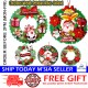 Little B House Christmas Wreath Artificial Garland Xmas Beautiful PVC Decorations Hiasan Krismas - XM11