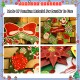 Little B House Christmas Wreath Artificial Garland Xmas Beautiful PVC Decorations Hiasan Krismas - XM11