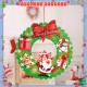 Little B House Christmas Wreath Artificial Garland Xmas Beautiful PVC Decorations Hiasan Krismas - XM11