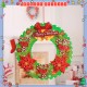 Little B House Christmas Wreath Artificial Garland Xmas Beautiful PVC Decorations Hiasan Krismas - XM11