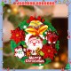 Little B House Christmas Wreath Artificial Garland Xmas Beautiful PVC Decorations Hiasan Krismas - XM11