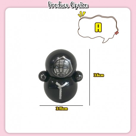 Little B House Mini Roly-poly Toy Mini Cartoon Tumbler Toy Doll Educational Toys Mainan Tumbler Kartun - BT328