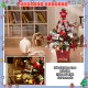 Little B House Table Mini Christmas Tree With Lights Ornaments Home Deco Set Pokok Krismas - XM10