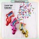 Little B House Inflatable Gun Fireworks Handheld Poppers Confetti Foil Balloon Wedding Deco Mainan Party - BT338