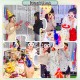Little B House Inflatable Gun Fireworks Handheld Poppers Confetti Foil Balloon Wedding Deco Mainan Party - BT338