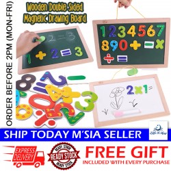Little B House Hanging Magnetic Dual Purpose Double Sided Drawing Boards 磁性双面画板 Papan Hitam Papan Putih - BT142