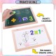 Little B House Hanging Magnetic Dual Purpose Double Sided Drawing Boards Papan Hitam Papan Putih - BT142