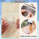 Little B House Transparent Magic Hook Free Punching Wall Hooks Without Nails Cangkuk Dinding - SO22