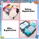 Little B House 6in1 Set Travel Organizer Bag Suitcase Organizer Bag 6pcs Storage Bag Set 旅行收纳包 Beg Melancong - TV12