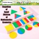 Little B House Geometry Shapes Board Puzzle Baby Learning Toy Montessori Toy 形状玩具 Plat Bentuk - BT34