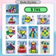 Little B House Colorful Sand Painting Kit Children DIY Handmade Crafts Educational Toy Sets Lukisan Pasir - BT339