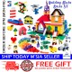 Little B House DIY Creative 800/1700 PCS Building Blocks Bricks Set Blok Lego - BT180
