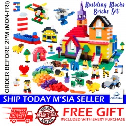 Little B House DIY Creative 800/1700 PCS Building Blocks Bricks Set 乐高兼容积木 Blok Lego - BT180