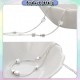Little B House Simple Elegant Square Box Anklets Dainty Ankle Bracelet Cube Chain Anklet Bracelet Gelang Kaki -KT72