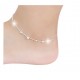 Little B House Simple Elegant Square Box Anklets Dainty Ankle Bracelet Cube Chain Anklet Bracelet Gelang Kaki -KT72