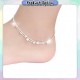 Little B House Simple Elegant Square Box Anklets Dainty Ankle Bracelet Cube Chain Anklet Bracelet Gelang Kaki -KT72