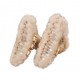 Little B House Fluffy Heart Hair Claw Clip Plush Hairpin Hair Claw Hair Accessories Klip Rambut - H74