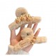 Little B House Fluffy Heart Hair Claw Clip Plush Hairpin Hair Claw Hair Accessories Klip Rambut - H74