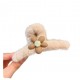 Little B House Fluffy Heart Hair Claw Clip Plush Hairpin Hair Claw Hair Accessories Klip Rambut - H74
